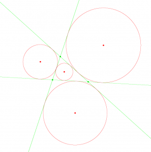 Triangle - tangential circles