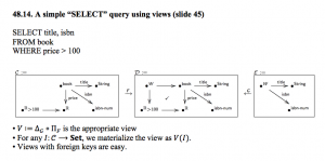 48.14. A simple “SELECT” query using views