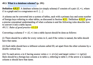 49.3. What is a database schema?